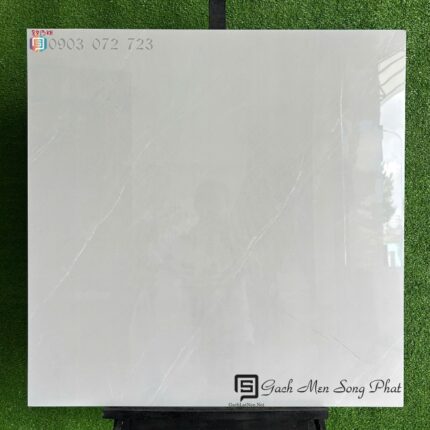 Gạch lát nền 80x80cm 88013 Xám vân trắng